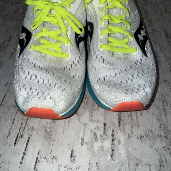 Women’s Saucony S10597-10 Endorphin Speed Running Shoes White Mutant Size 9.5 - Picture 2 of 8